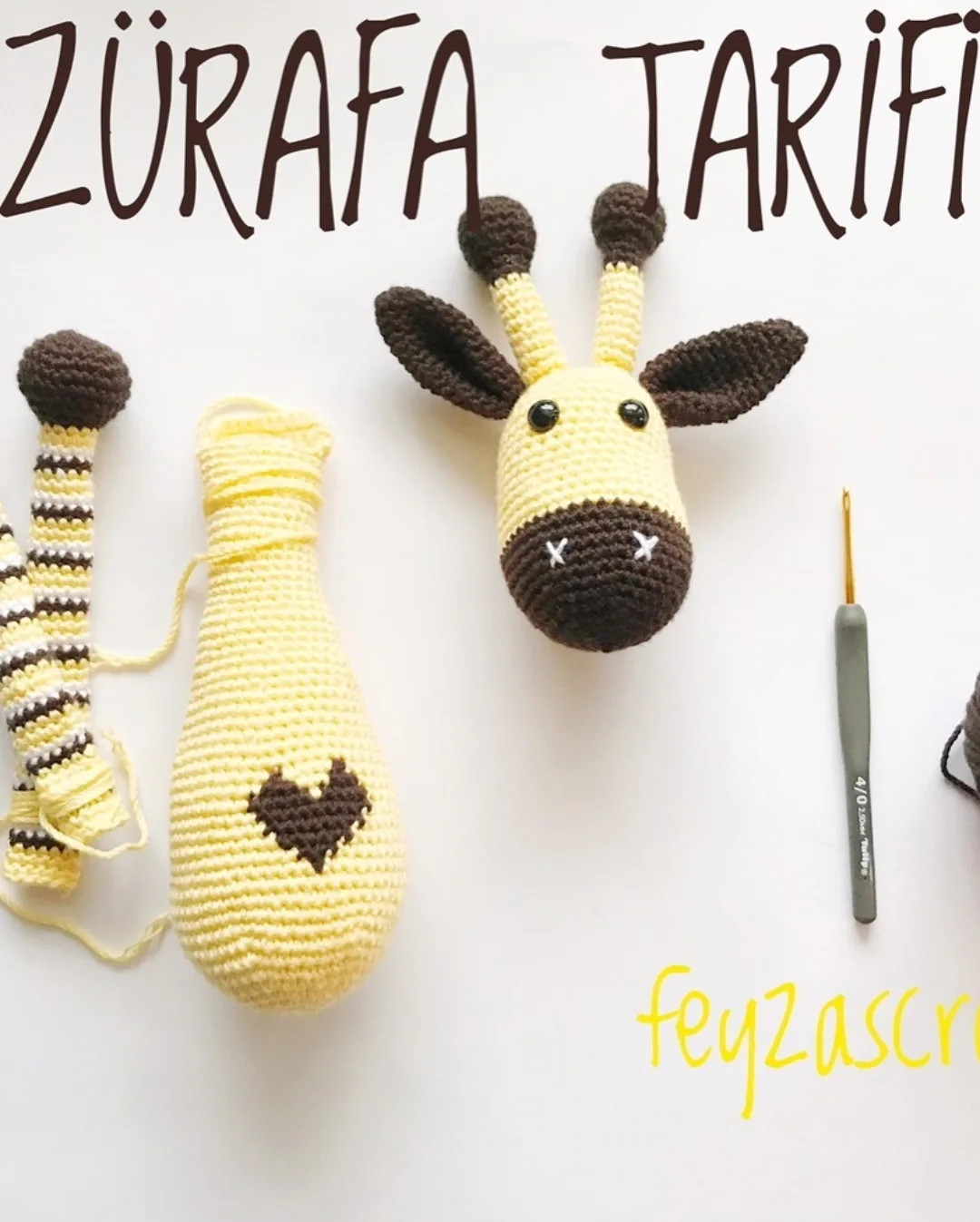 Zürafa Amigurumi Şeması
