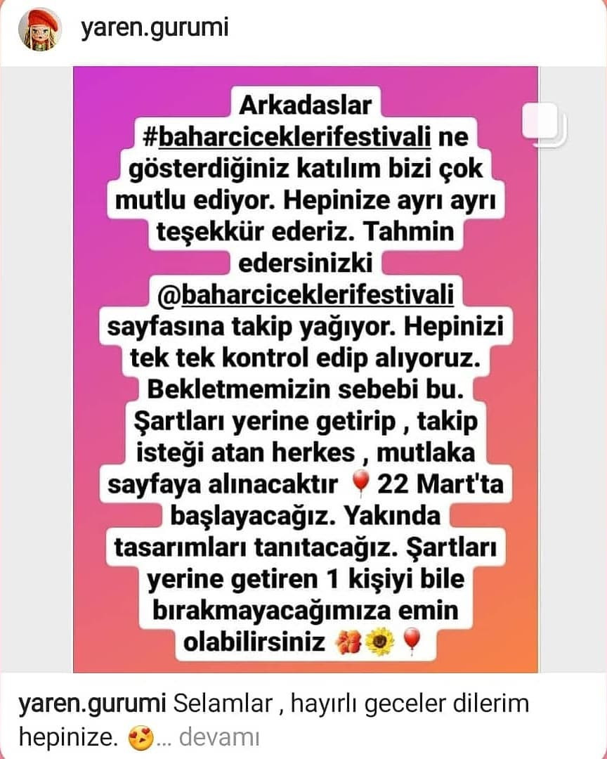 8 Nisan'da Yaren Bebeği Benimle Örmek İster Misin?