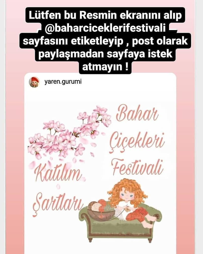 8 Nisan'da Yaren Bebeği Benimle Örmek İster Misin?
