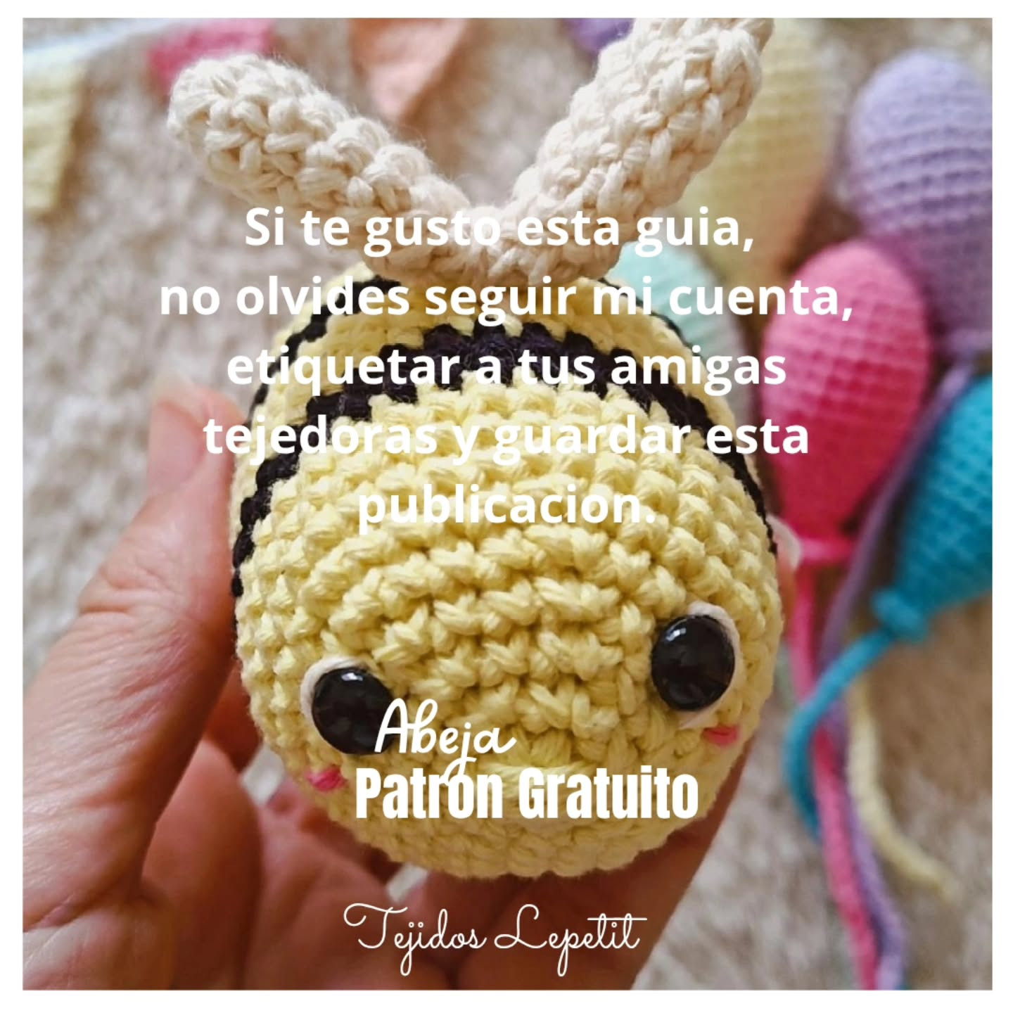 Abeja Amigurumi: Patrón Gratuito para Tejer