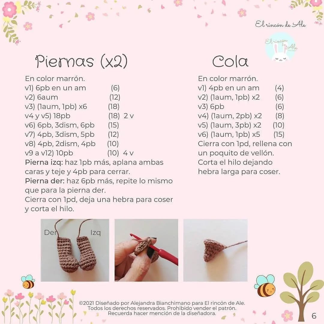 Abeja Meli: Patrón de Crochet Gratis