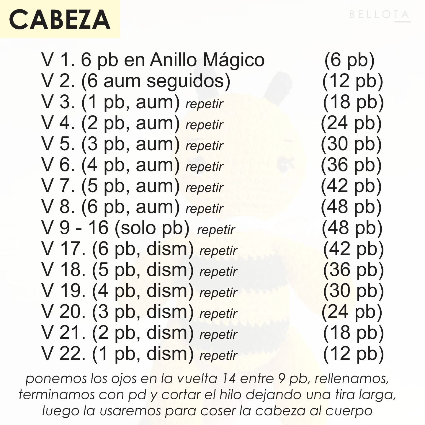 Abejita amigurumi: Patrón de crochet gratis