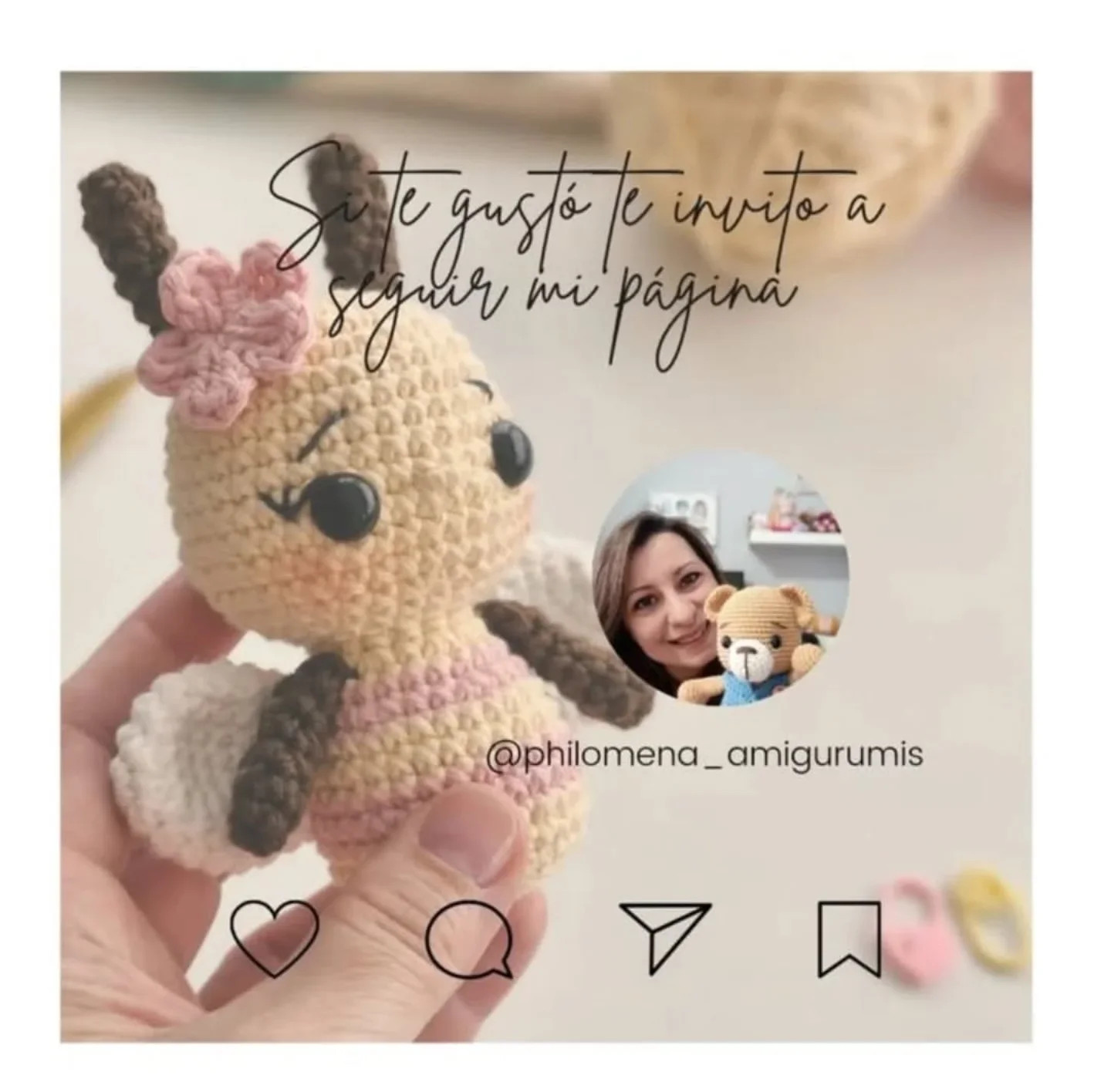 Abejita amigurumi: patrón gratis