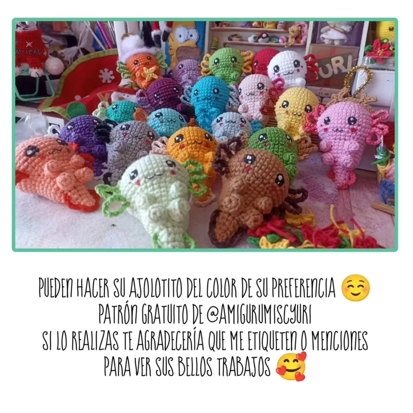 Ajolte amigurumi: patrón gratuito para tejer
