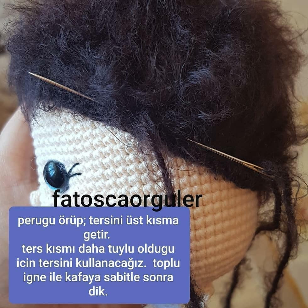 Akide Bebek 3.Bölüm: Ücretsiz Tığ İşi Elbise, Ayakkabı ve Peruk Tarifi