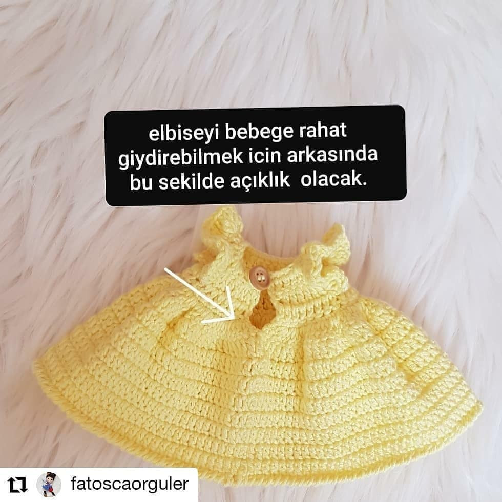 Akide Bebek 3.Bölüm: Ücretsiz Tığ İşi Elbise, Ayakkabı ve Peruk Tarifi