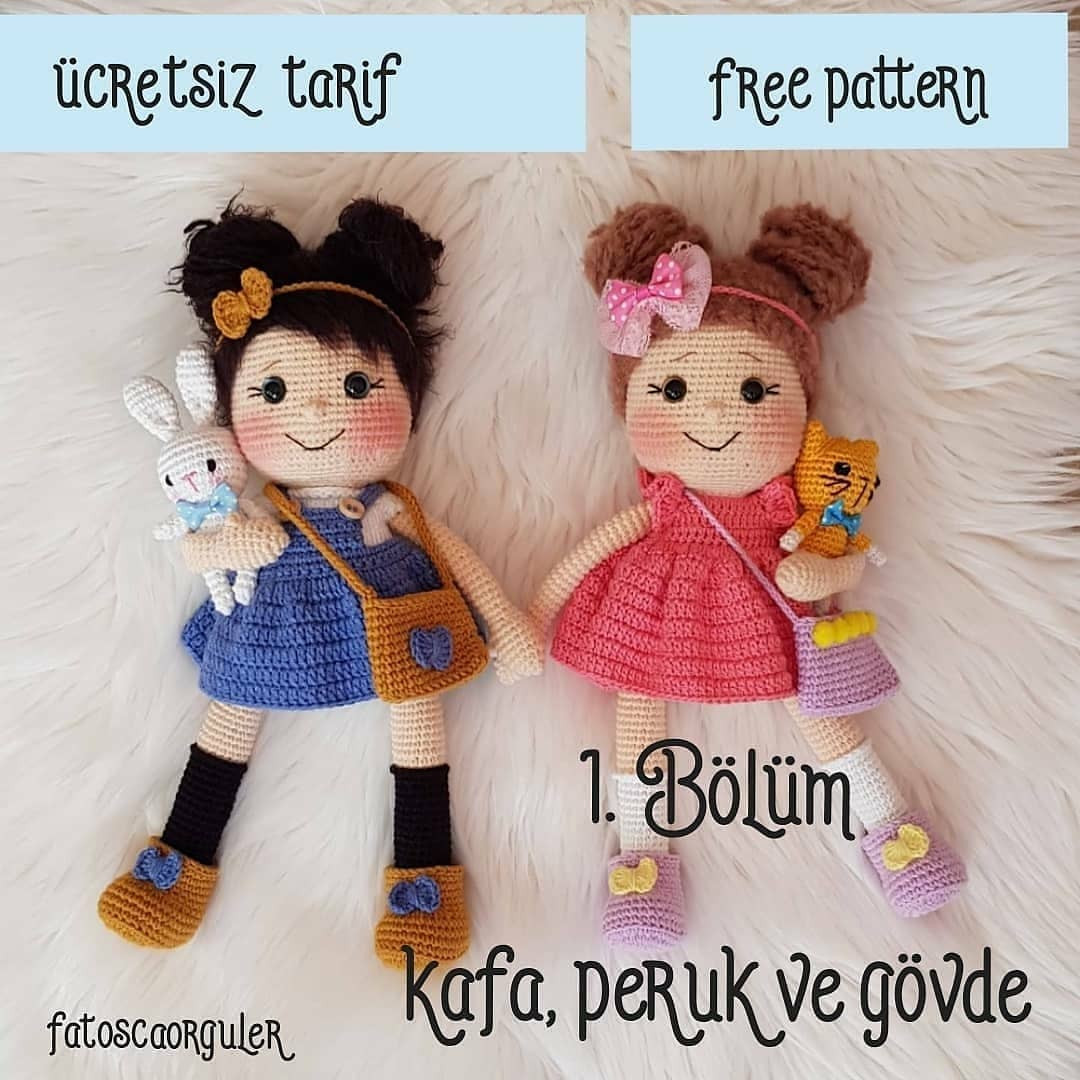 Akide Bebek 3.Bölüm: Ücretsiz Tığ İşi Elbise, Ayakkabı ve Peruk Tarifi