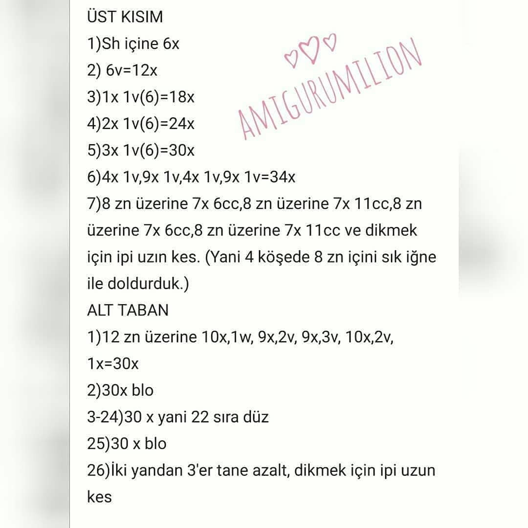 AMİGURUMİ ARABA ŞEMASI ÜCRETSİZ