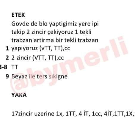 Amigurumi Bebek Tığ İşi Tarifi