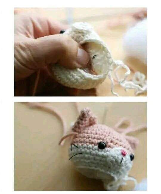 Amigurumi Cat Crochet Pattern Chart