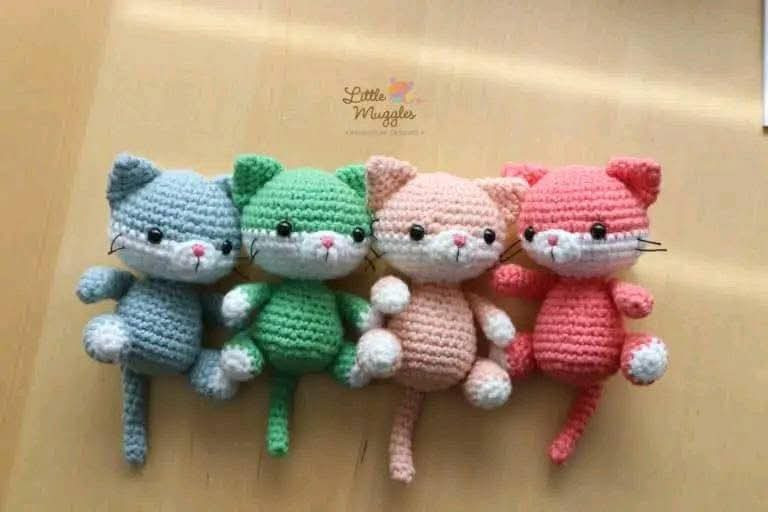 Amigurumi Cat Crochet Pattern Chart