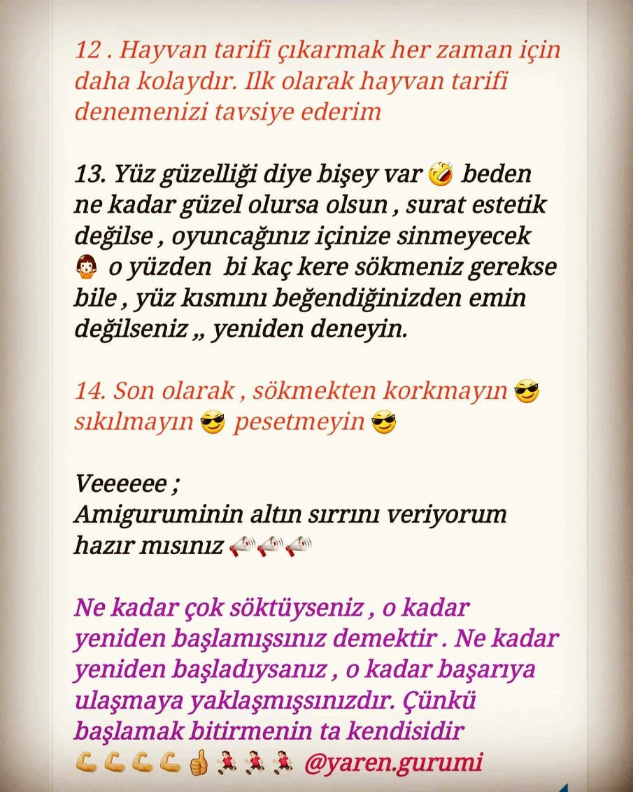 Amigurumi Tasarım Şeması: Sevimli Tavşan