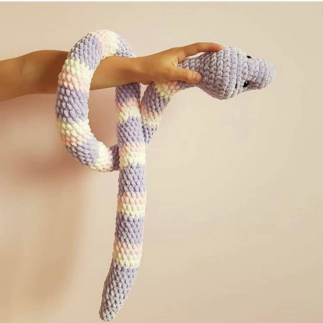 Amigurumi Yılan Örgü Şeması