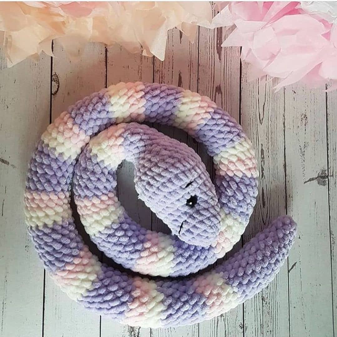 Amigurumi Yılan Örgü Şeması