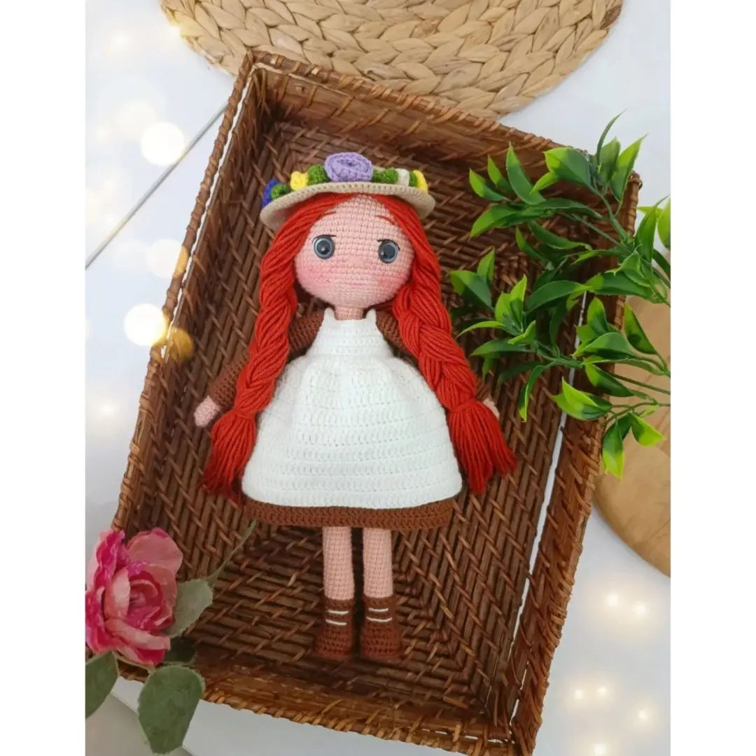 Anne Shirley Amigurumi Tığ İşi Şeması