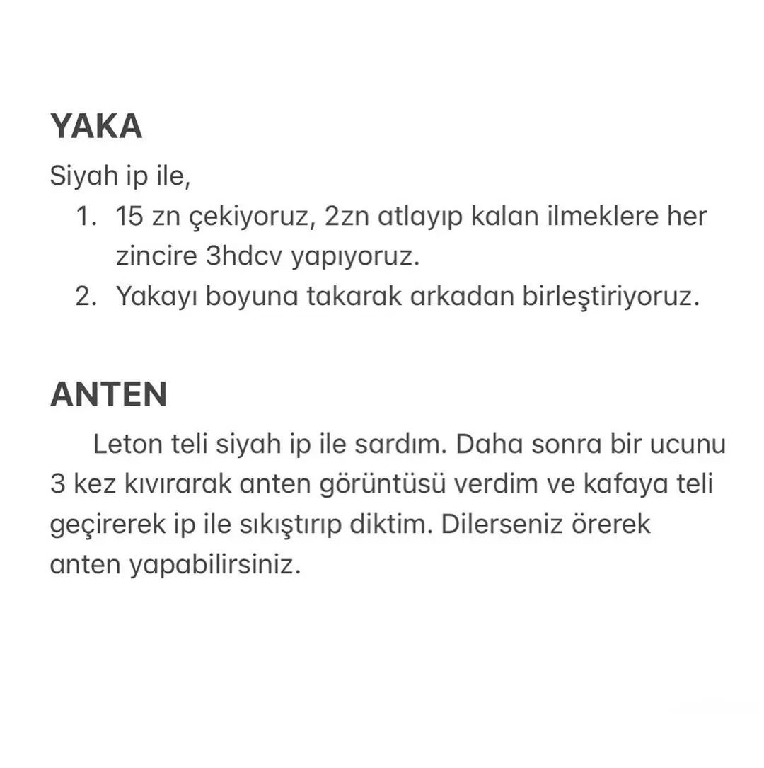 ARI TARİFİ: Sevimli Örme Arı Yapımı