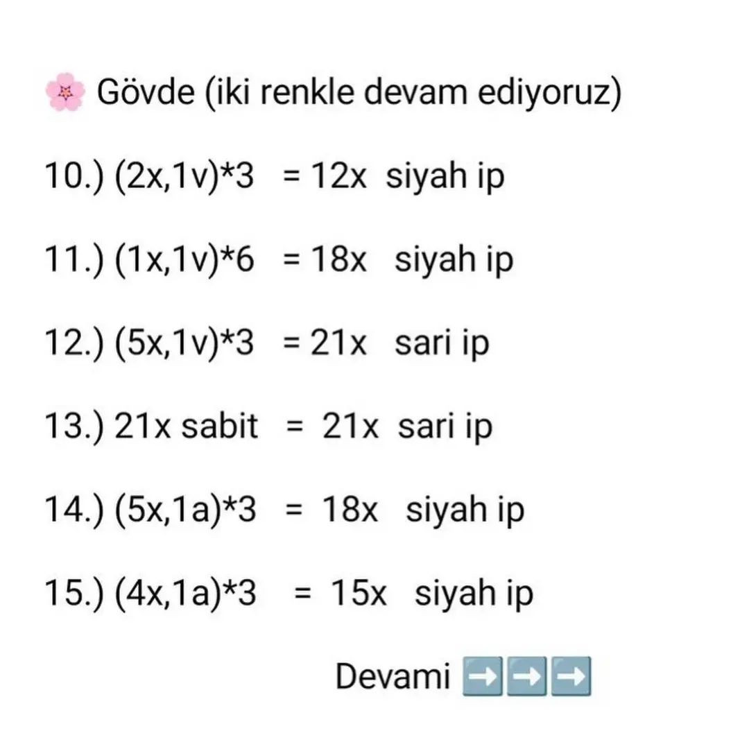 Arı ve Papatya Anahtarlık Örgü Şeması