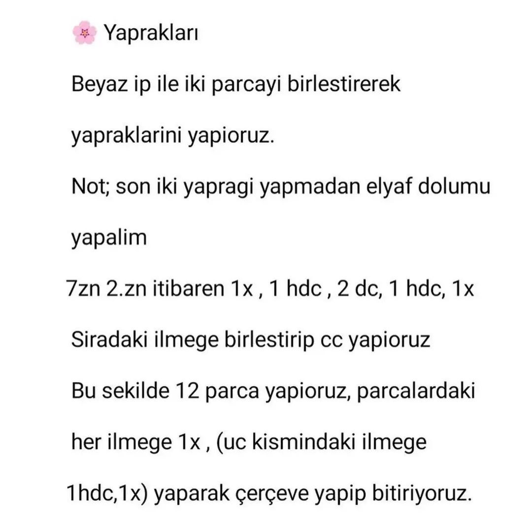 Arı ve Papatya Anahtarlık Örgü Şeması