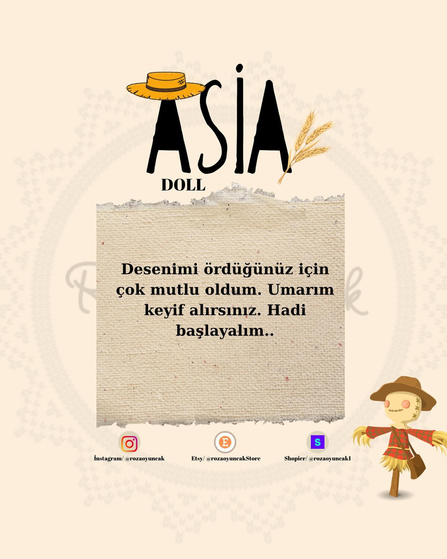 Asia Bebek Amigurumi Şeması