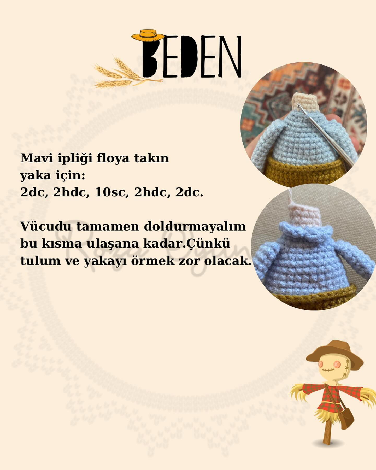 Asia Bebek Amigurumi Şeması