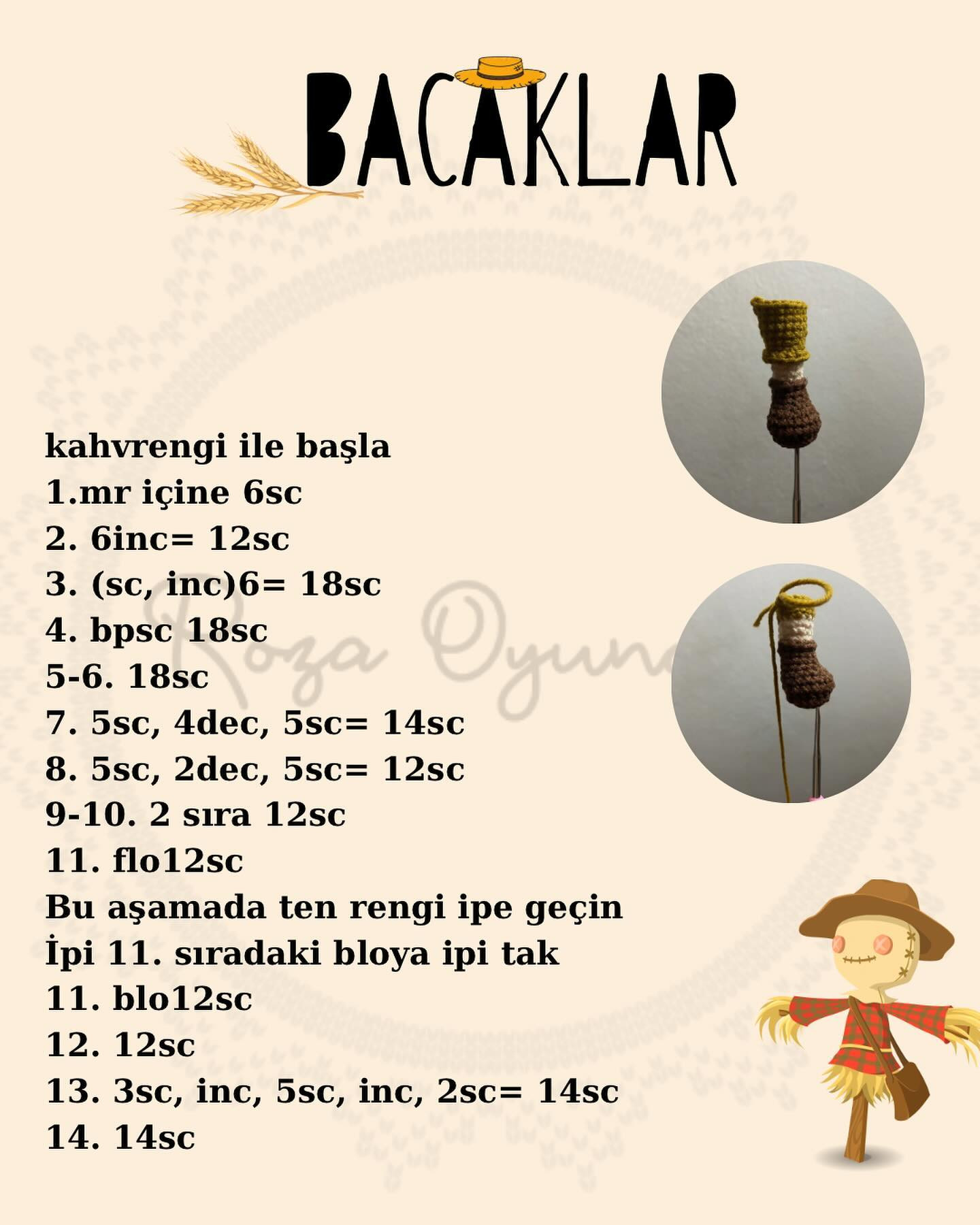 Asia Bebek Amigurumi Şeması