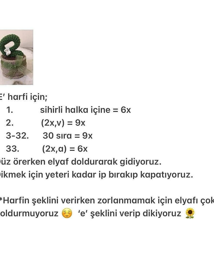 Aslan Amigurumi Tığ İşi Şeması