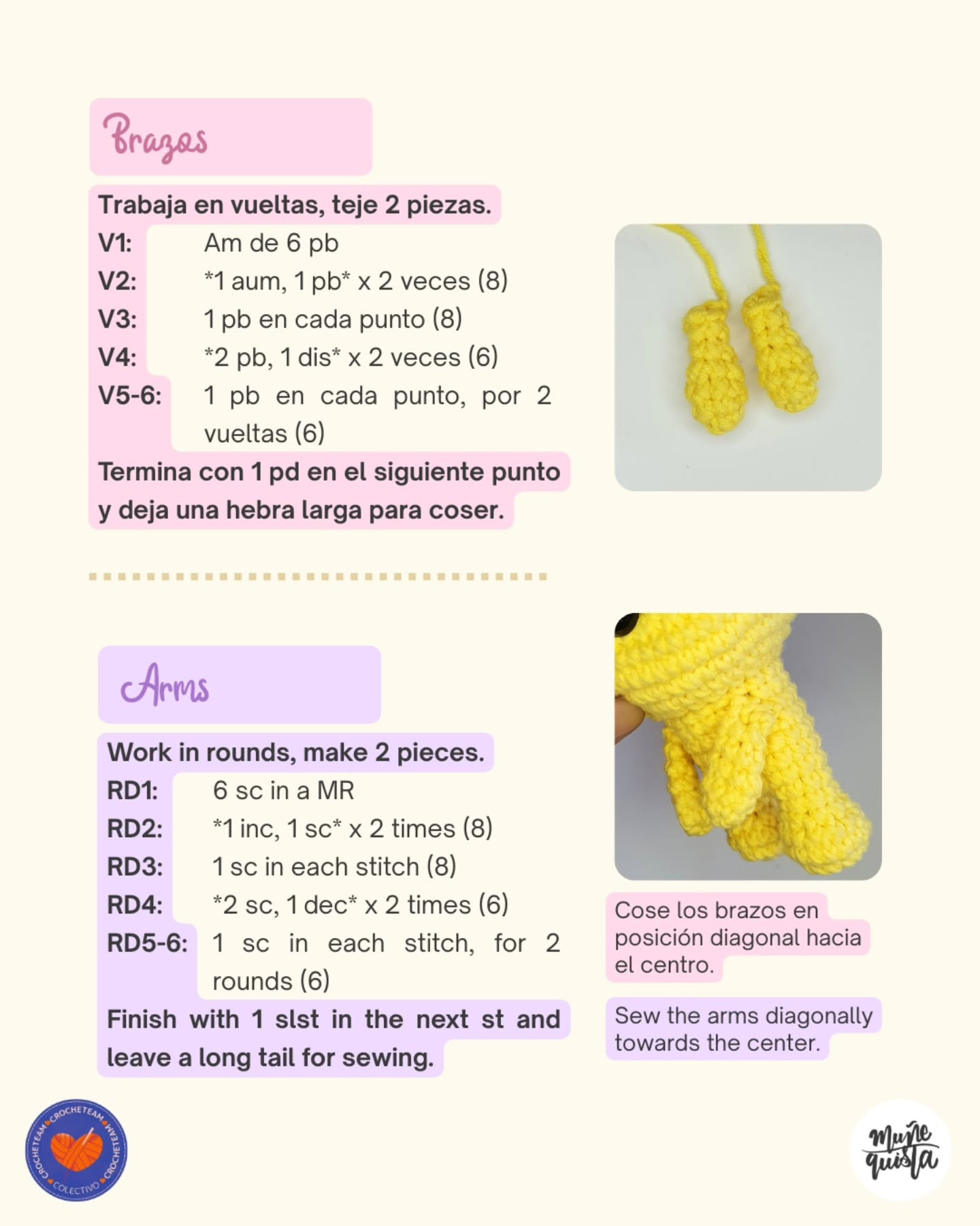 Aurora: Patrón de amigurumi gratis para una conejita adorable.