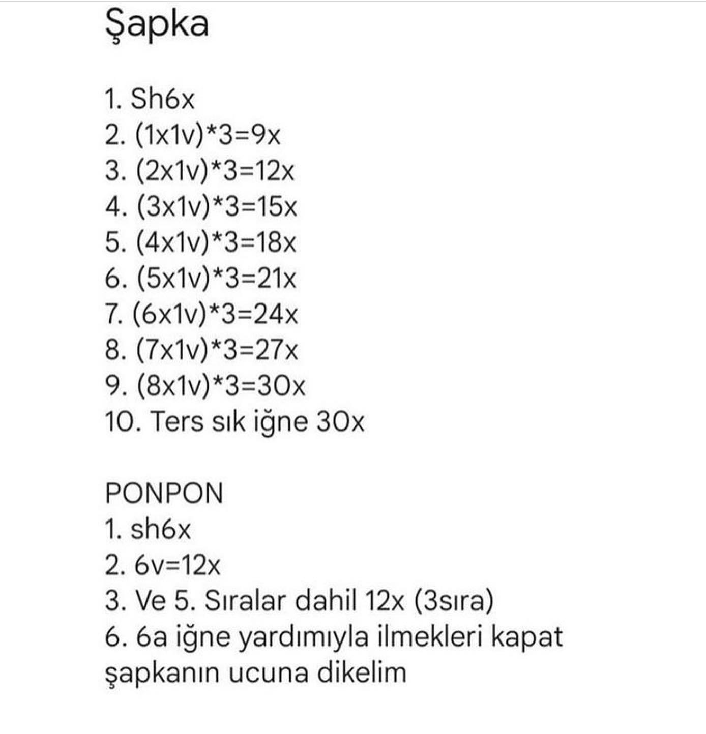 AYIÇIK AMİGURUMİ ŞEMASI ÜCRETSİZ