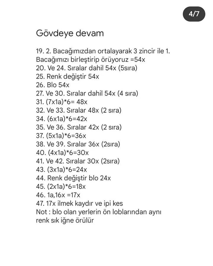 AYIÇIK AMİGURUMİ ŞEMASI ÜCRETSİZ
