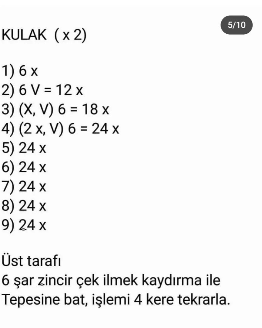 AYIÇIK PALYAÇO AMİGURUMİ TARİFİ