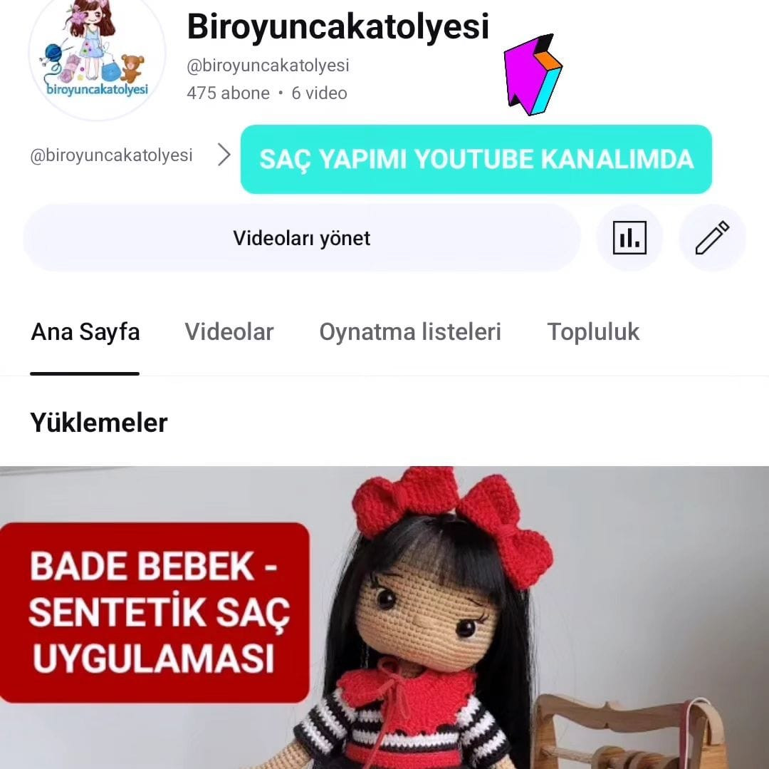 Bade Bebek Amigurumi Şeması