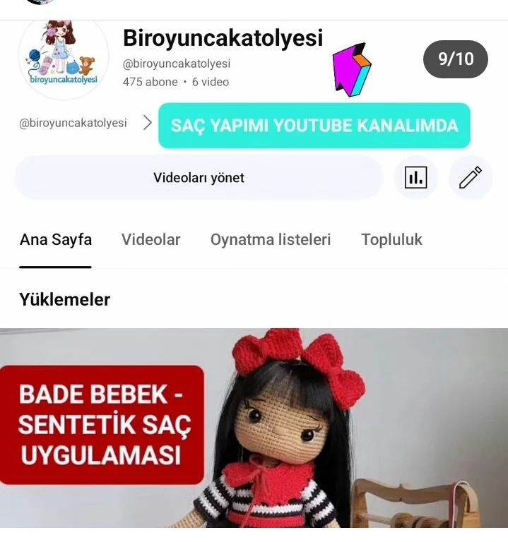 Bade Bebek Amigurumi Şeması