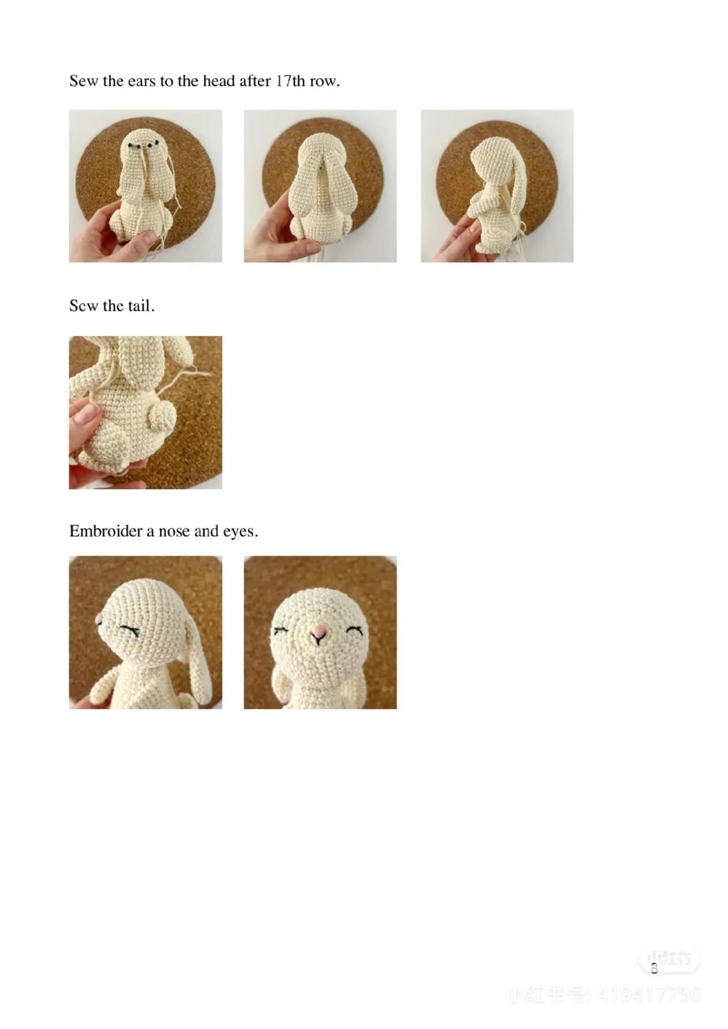 bbunny crochet pattern