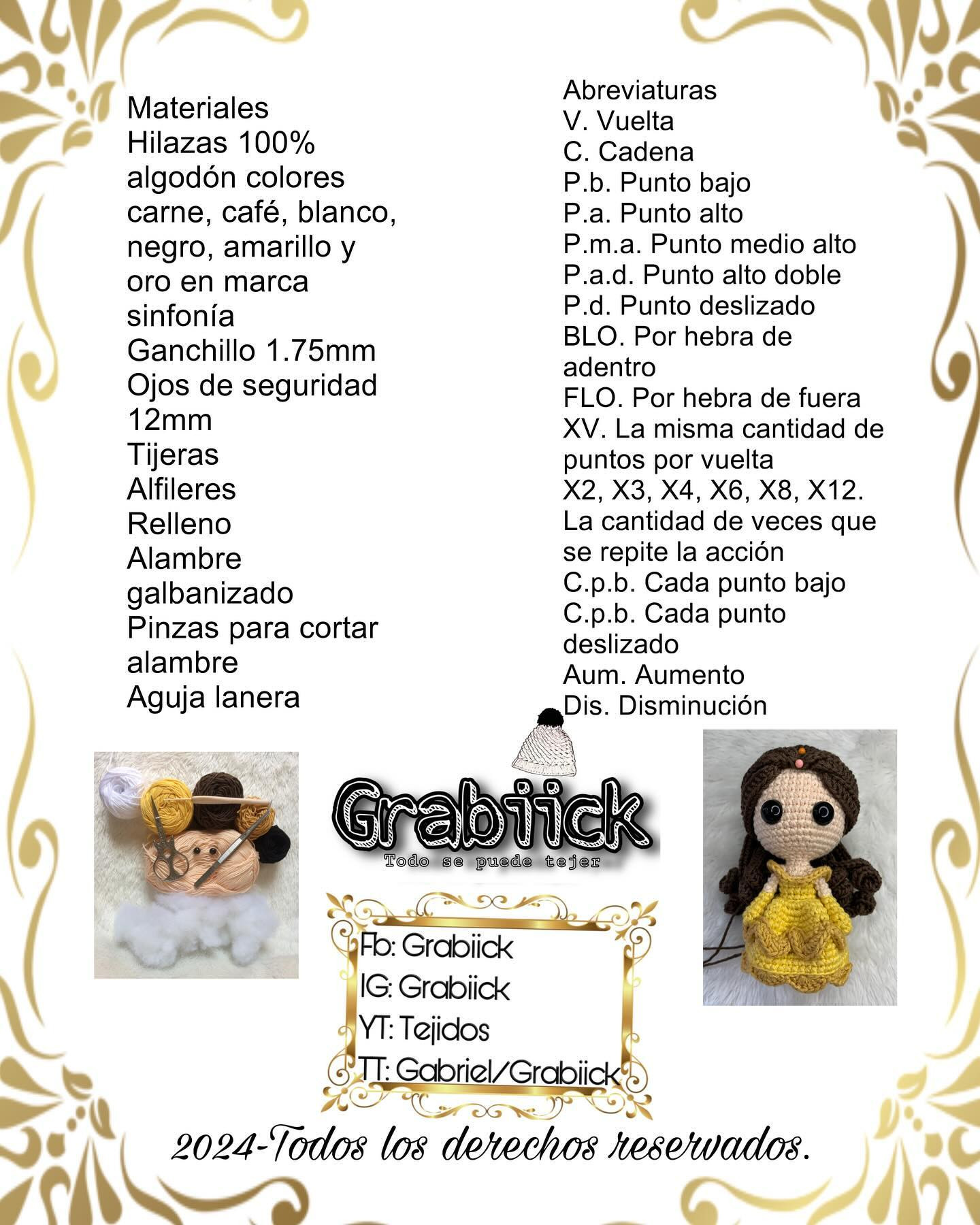 Bellísima Bella: Patrón de Amigurumi Gratis