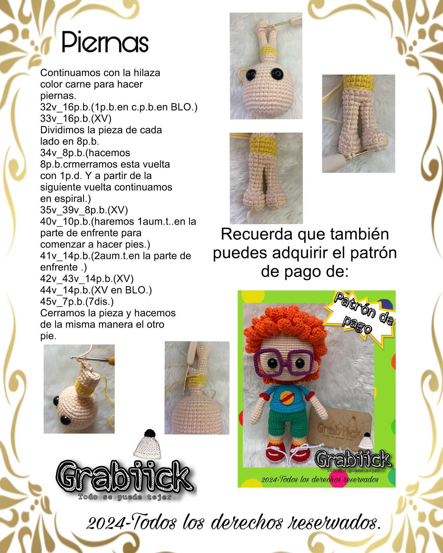 Bellísima Bella: Patrón de Amigurumi Gratis