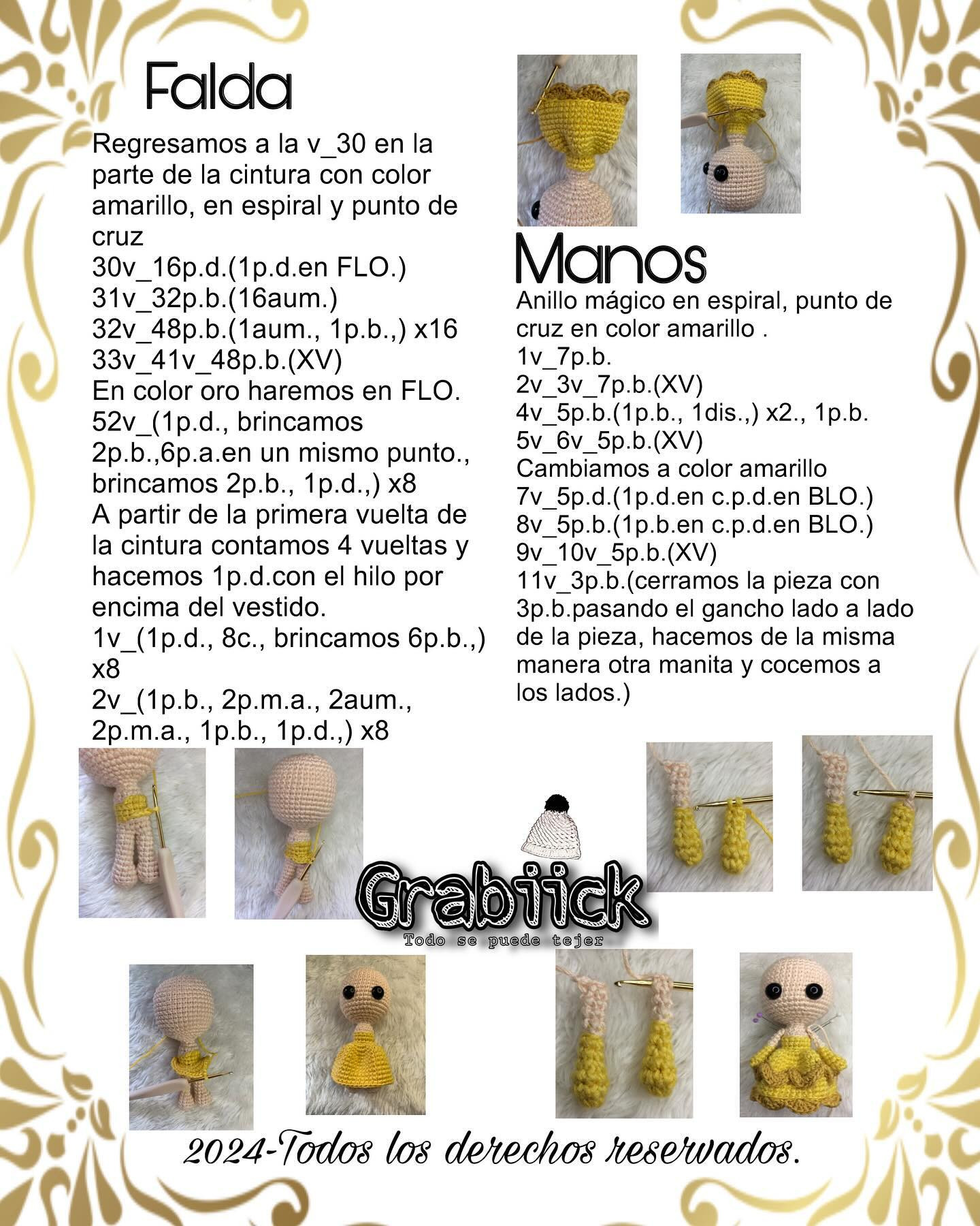Bellísima Bella: Patrón de Amigurumi Gratis
