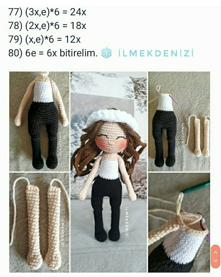 Berfu Bebek Amigurumi Şeması: 1. Bölüm