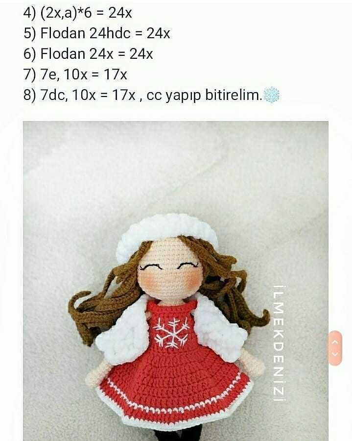 Berfu Bebek Amigurumi Şeması: 1. Bölüm