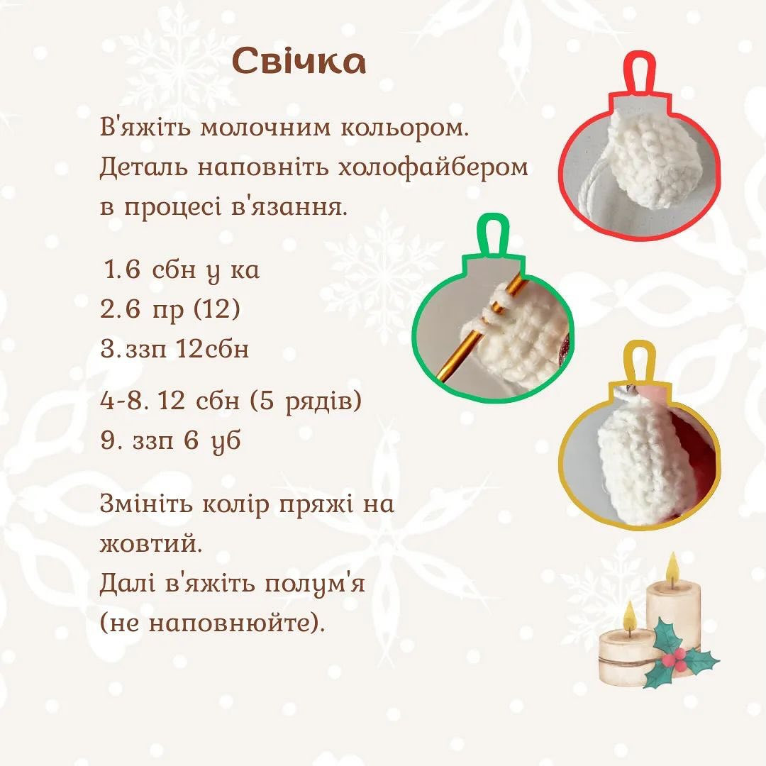 Бесплатный мастер-класс по вязанию свечи крючком