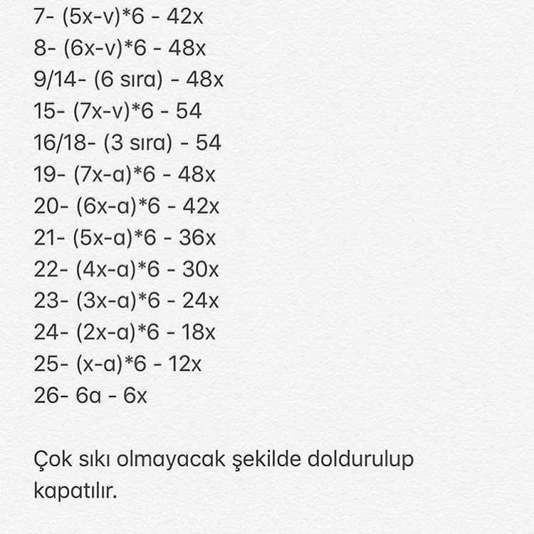 BIBER Örgü Şeması