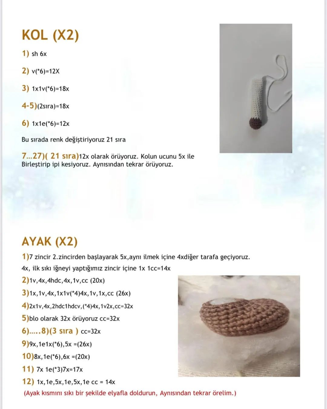 Bilge Moooçuklu Amigurumi Şeması