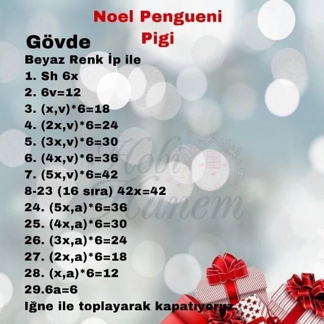 Birlikte Noel pengueni Pigisi örüyoruz.