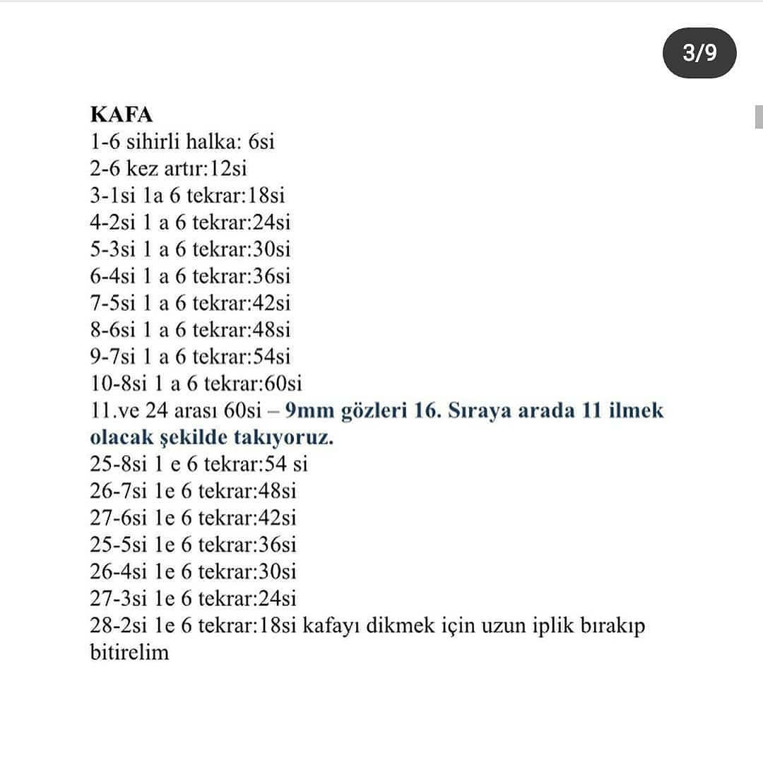 Bizim Geyik Amigurumi Tarifi