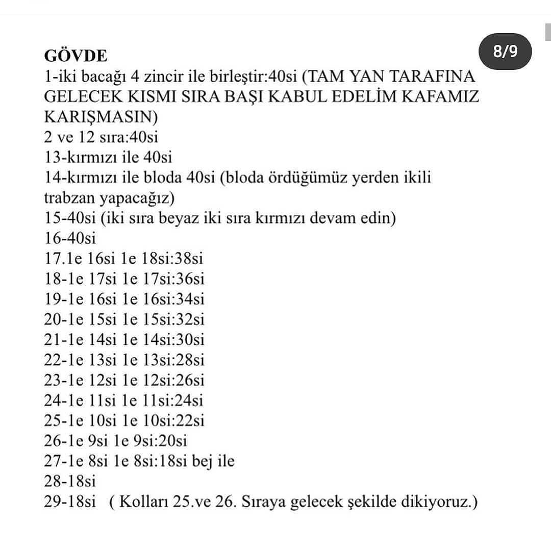 Bizim Geyik Amigurumi Tarifi