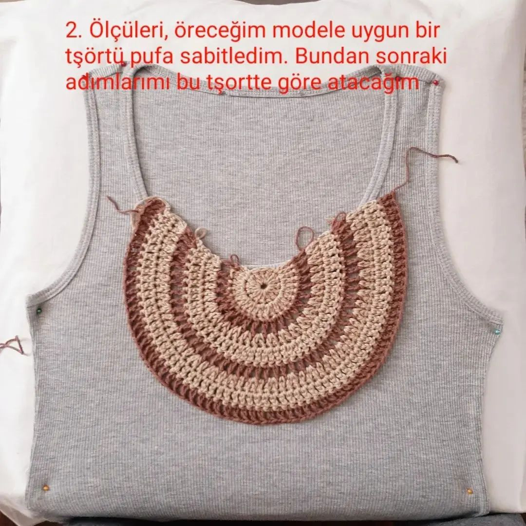 BLUZ ÖRGÜ TARİFİ (Fotoğraflı)