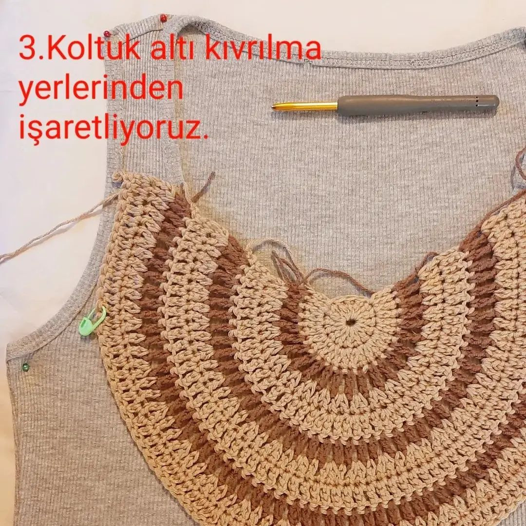 BLUZ ÖRGÜ TARİFİ (Fotoğraflı)