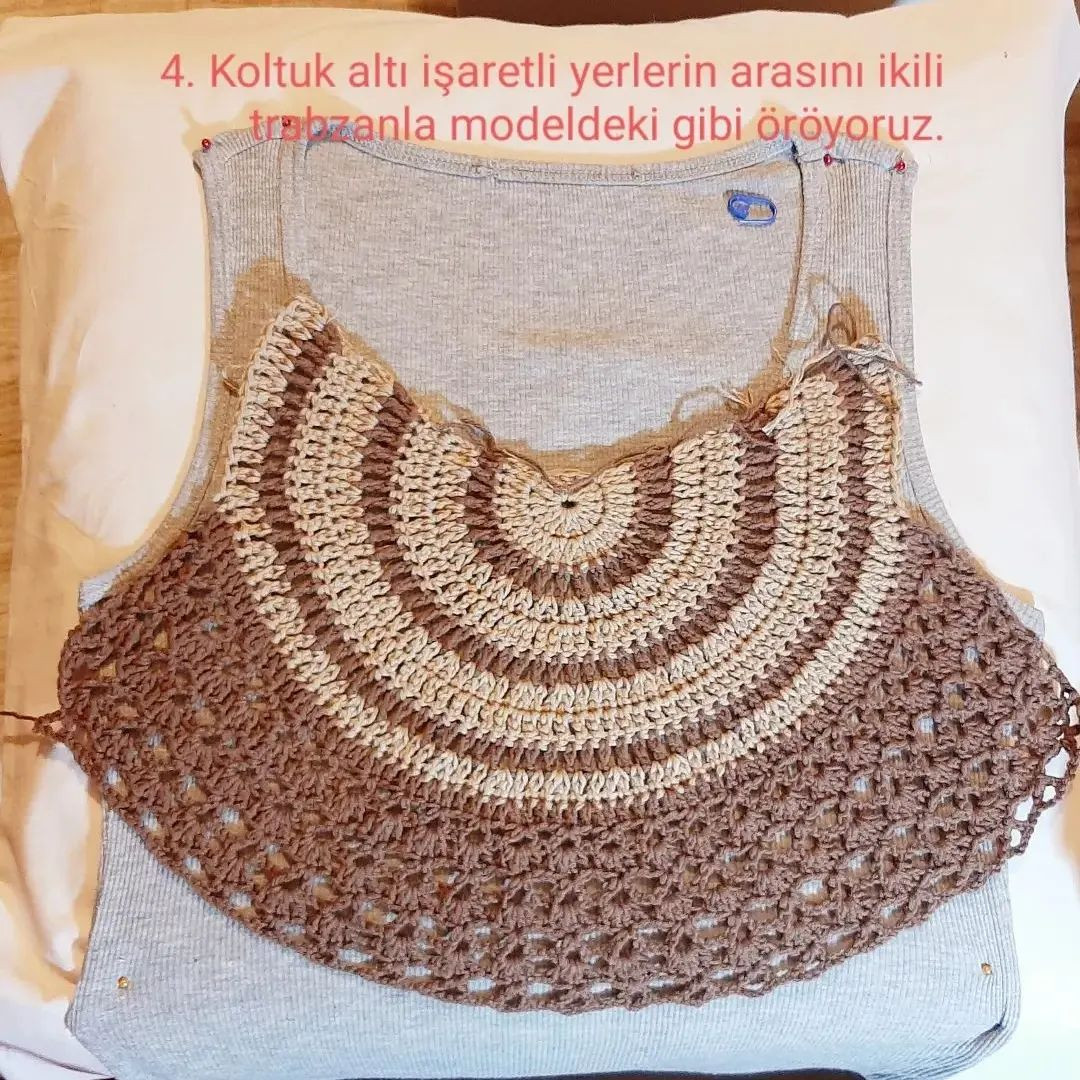 BLUZ ÖRGÜ TARİFİ (Fotoğraflı)