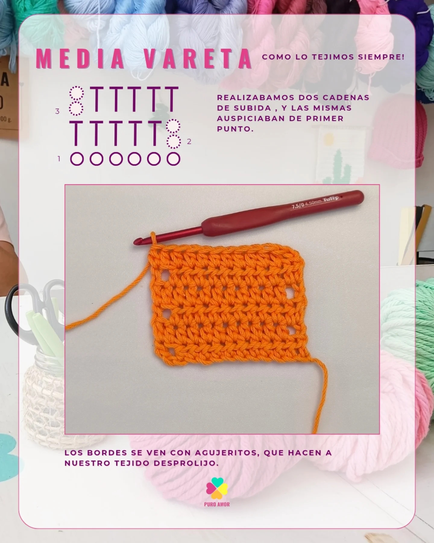 Bordes Perfectos con Gráficos de Media Vareta