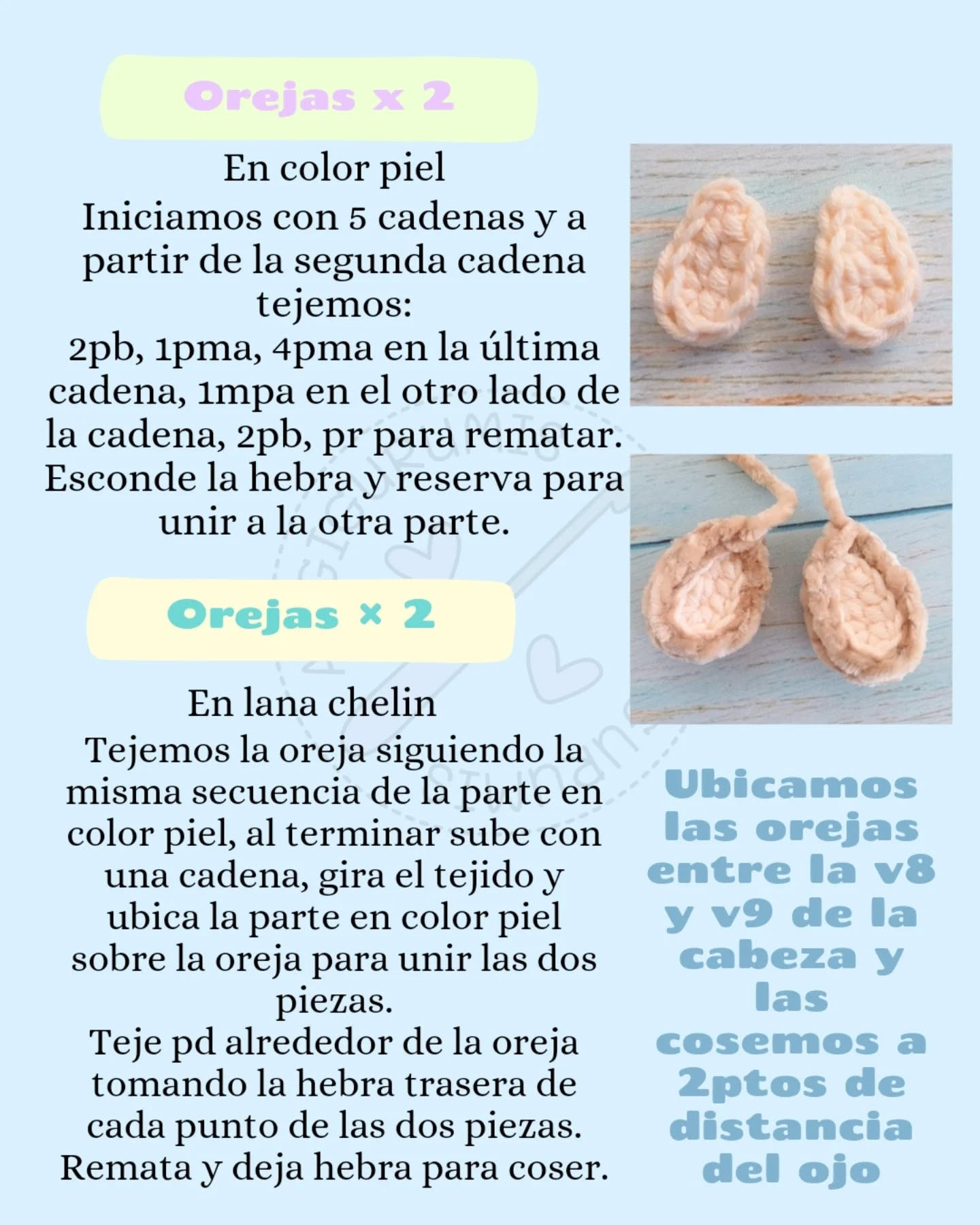 Borreguito amigurumi: patrón gratis para tejer
