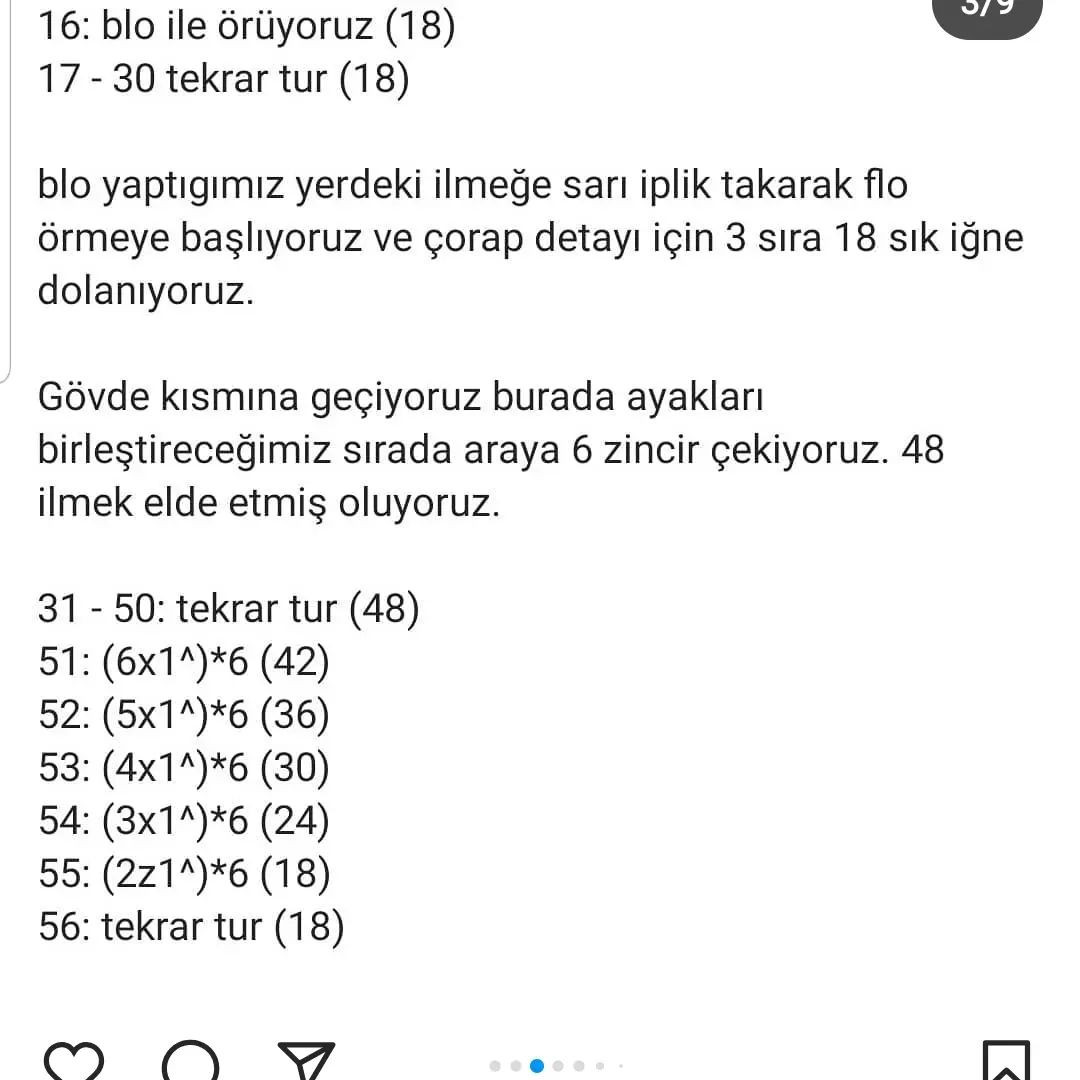 Caillou Amigurumi Tığ İşi Şeması